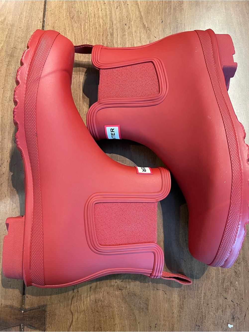 Hunter Military Red Chelsea Boot Box Label - Picture 6 of 8
